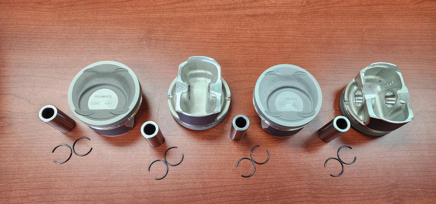 C.T.I. PT11-089-06 PISTON & RING KIT FOR 98-04 NISSAN ALTIMA KA24DE 2.4L