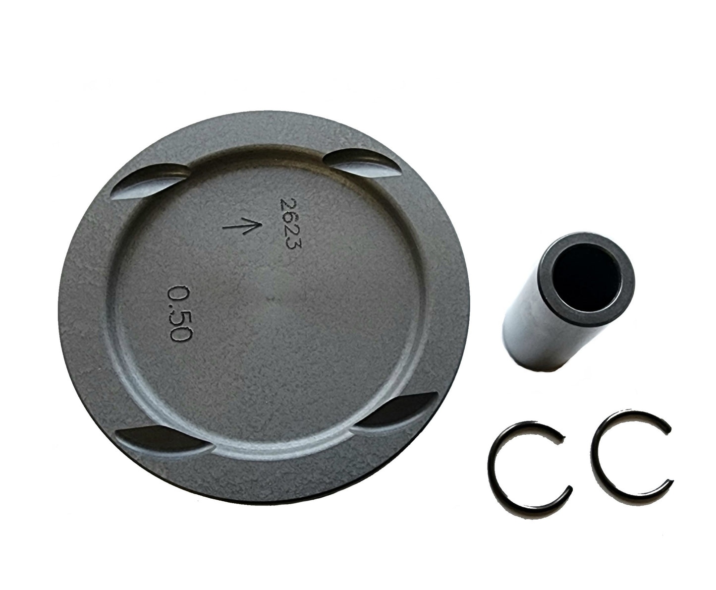 C.T.I. PTK32-725-02 PISTON & RING KIT COMPATIBLE WITH BUICK ENCORE 2013-2017 COMPATIBLE WITH CHEVROLET: CRUZE 2011-2016, CRUZE LIMITED 2016, SONIC 2012-2017, TRAX 2013-2017 1.4L 4Cyl