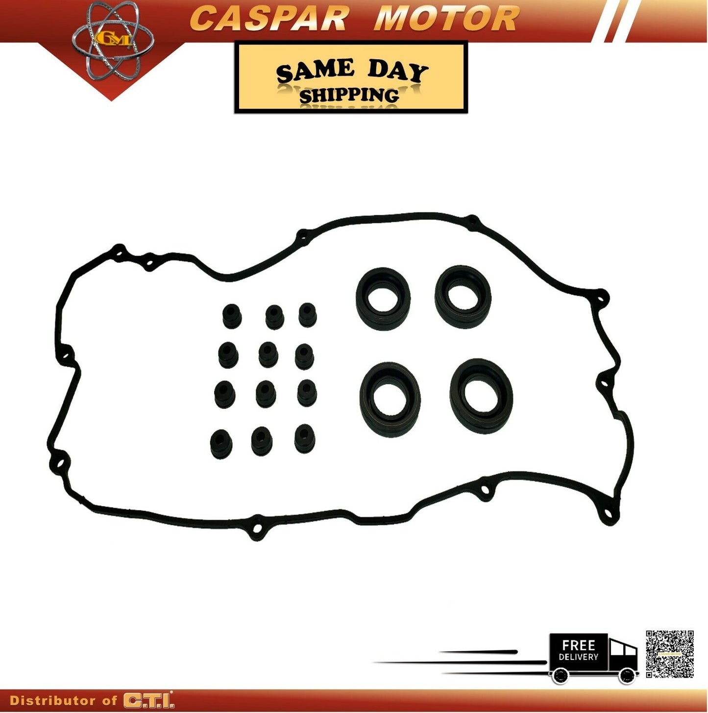 ENGINE VALVE COVER GASKET SET FITS 95-99 NISSAN SENTRA 200SX 1.6L GA16DE