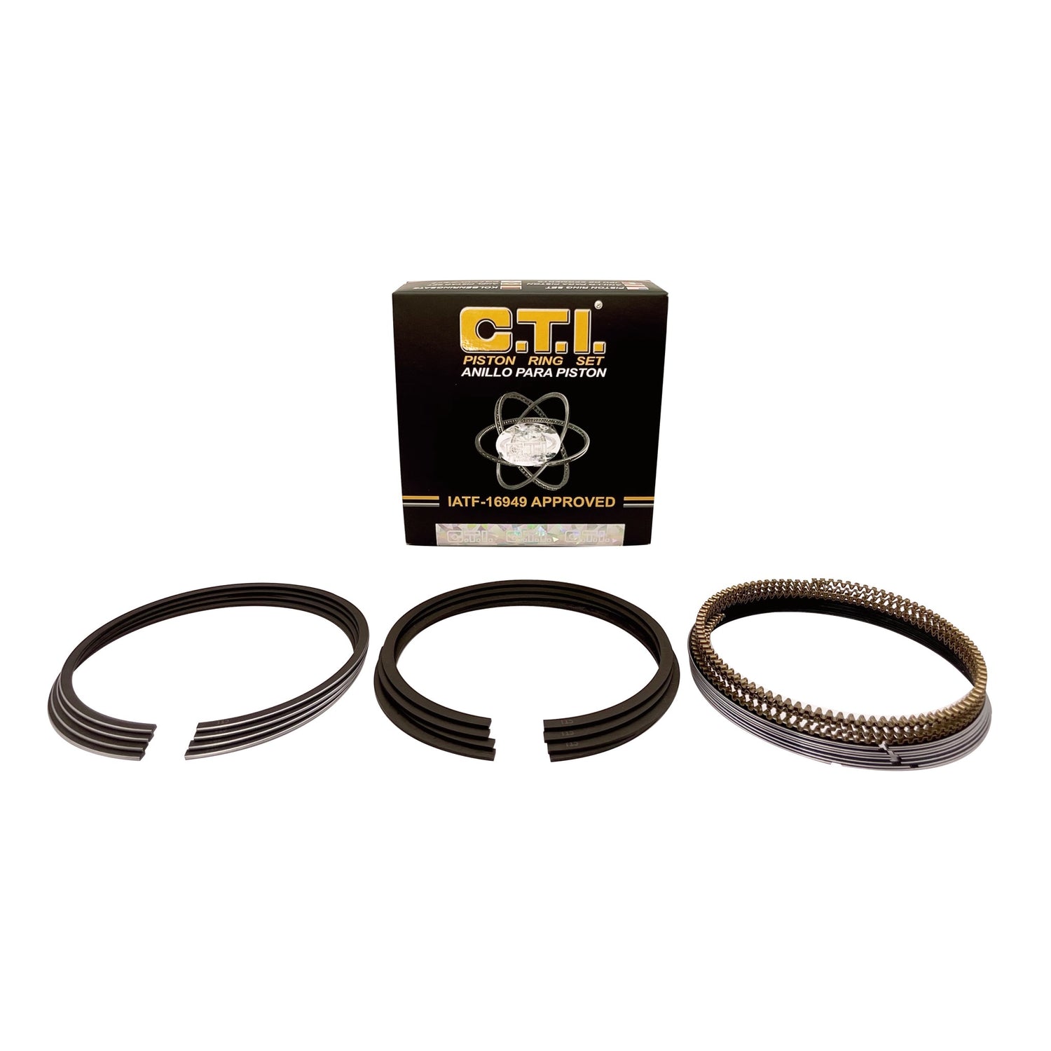 C.T.I. 32-725-02 PISTON RING SET FOR 11-16 CHEVROLET CRUZE SONIC ENCORE 1.4L TURBO 83CU
