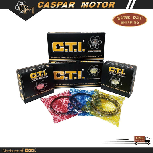 C.T.I. 11-085-05 +0.5mm PISTON RING SET FOR 80-84 NISSAN 200SX 510 2.0L L4 SOHC